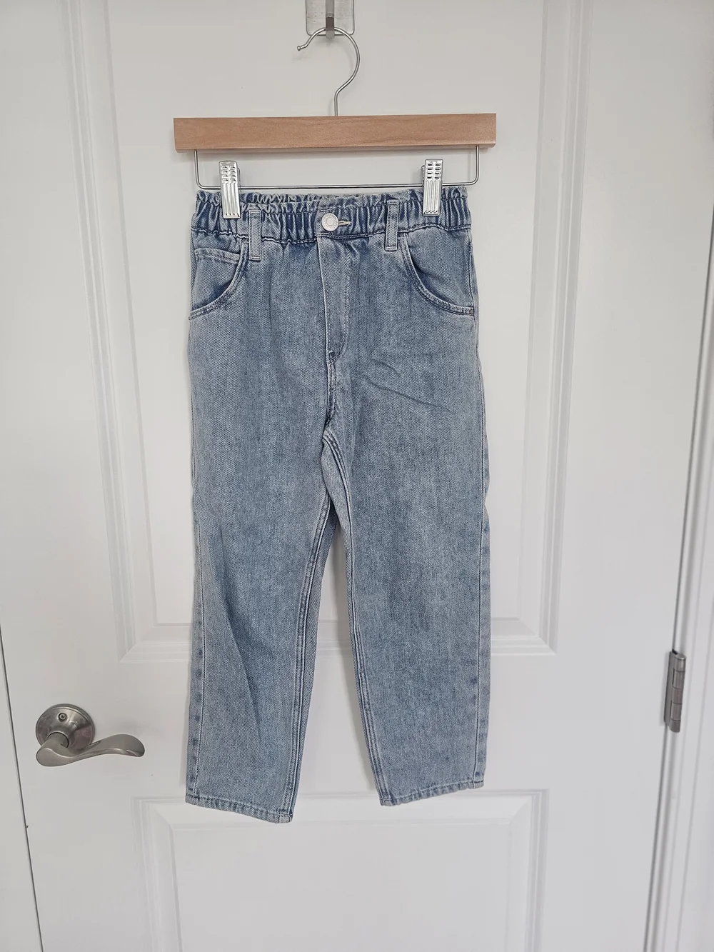 H&M Light Blue Elastic Waist Kids Jeans